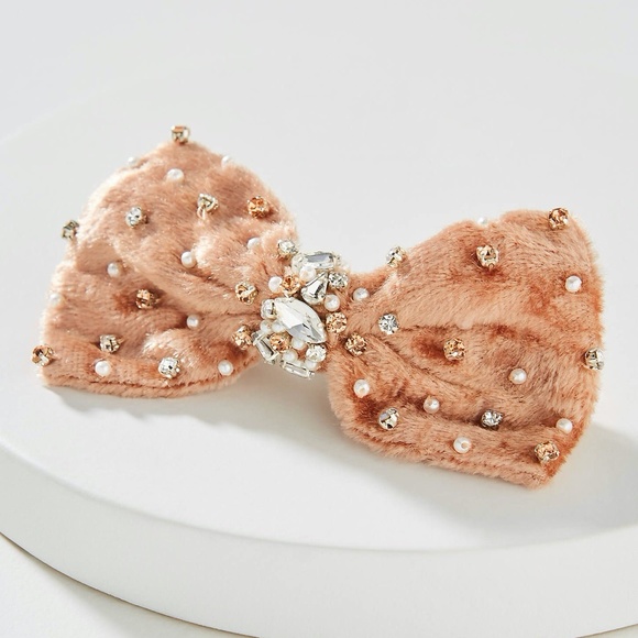 Anthropologie Accessories - Anthropologie Deepa Embellished Sequin Bow Clip